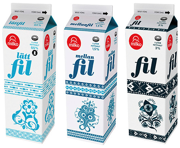 Milko, packaging design, 2009.