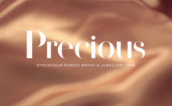 Precious Stockholm Nordic Watch & Jewellery Fair – Logotype and visual identity, 2012